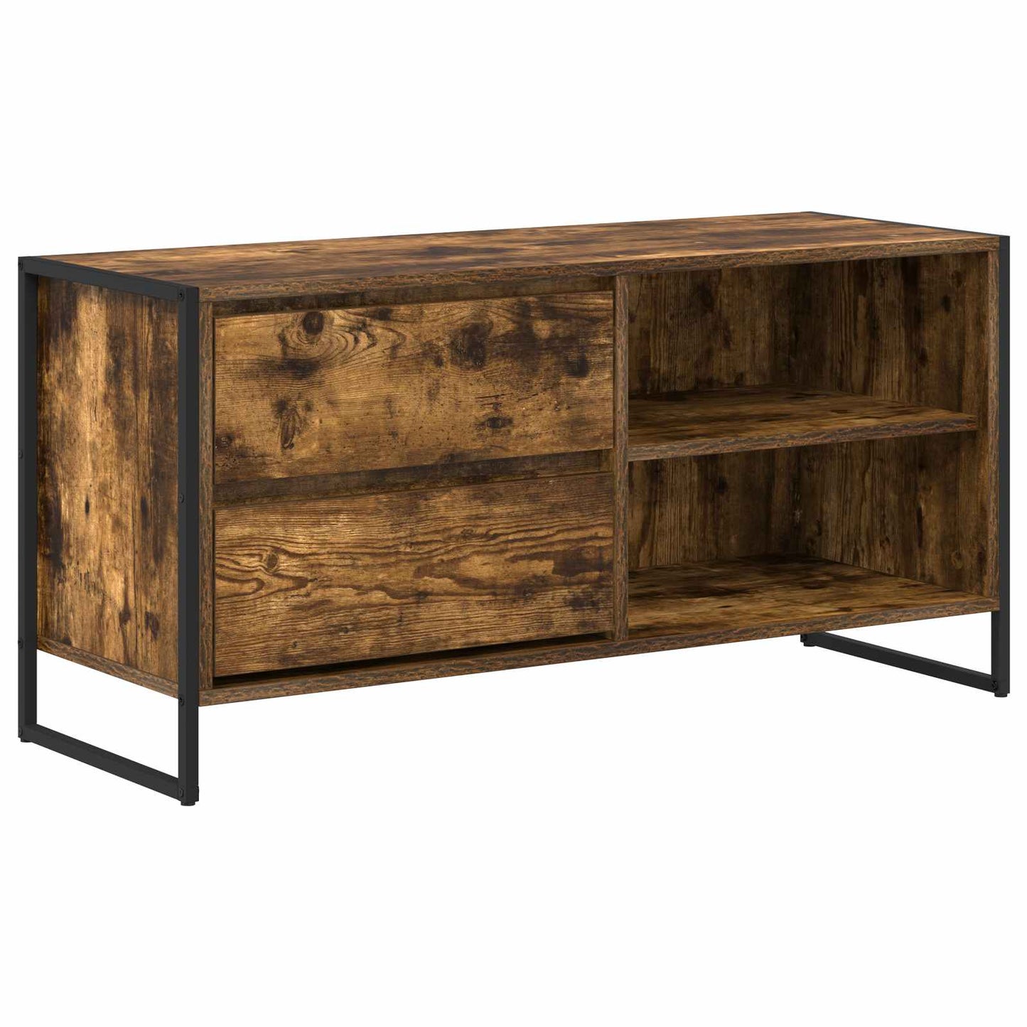 Mobile TV Quercia Fumosa 100 x 36 x 49,5 cm Legno multistrato