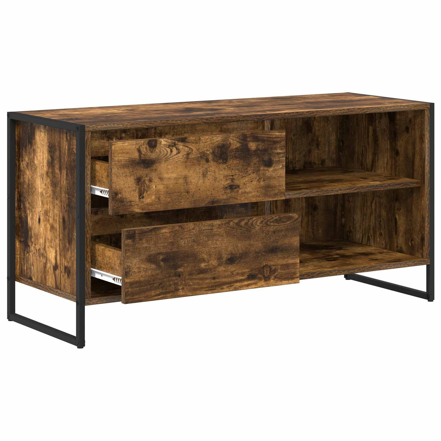 Mobile TV Quercia Fumosa 100 x 36 x 49,5 cm Legno multistrato