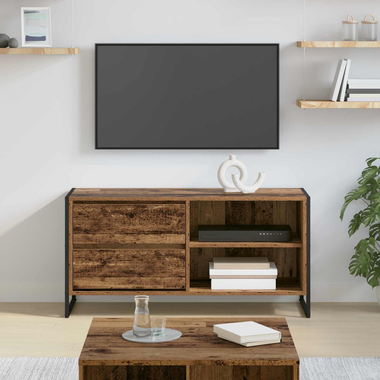 Mobile TV Legno vecchio 100 x 36 x 49,5 cm Legno multistrato