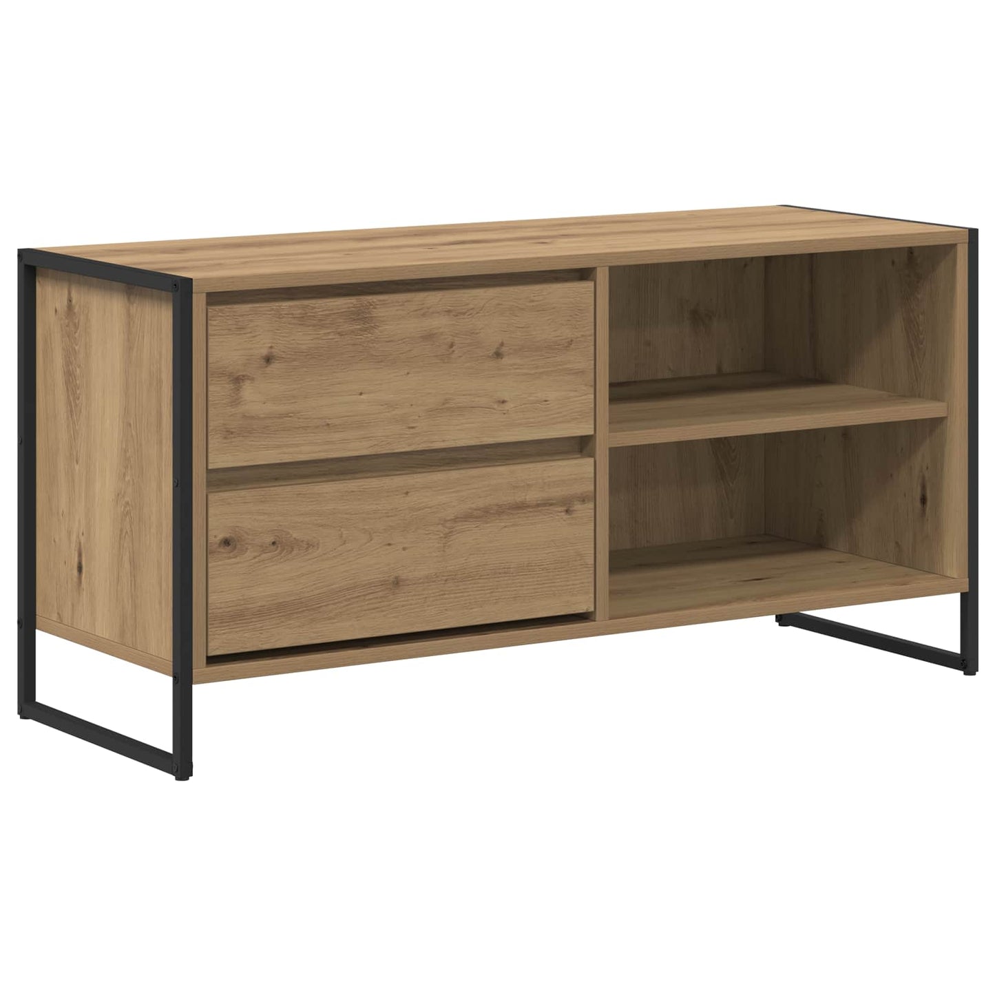 Mobile TV con cassetto Rovere Artigianale 100 x 36 x 49,5 cm