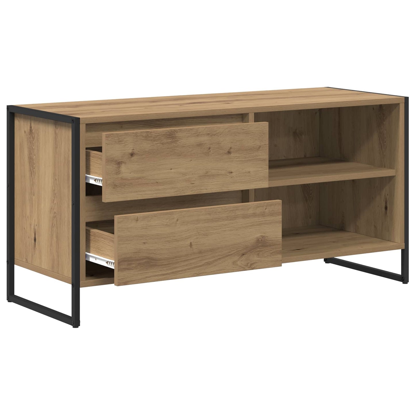 Mobile TV con cassetto Rovere Artigianale 100 x 36 x 49,5 cm