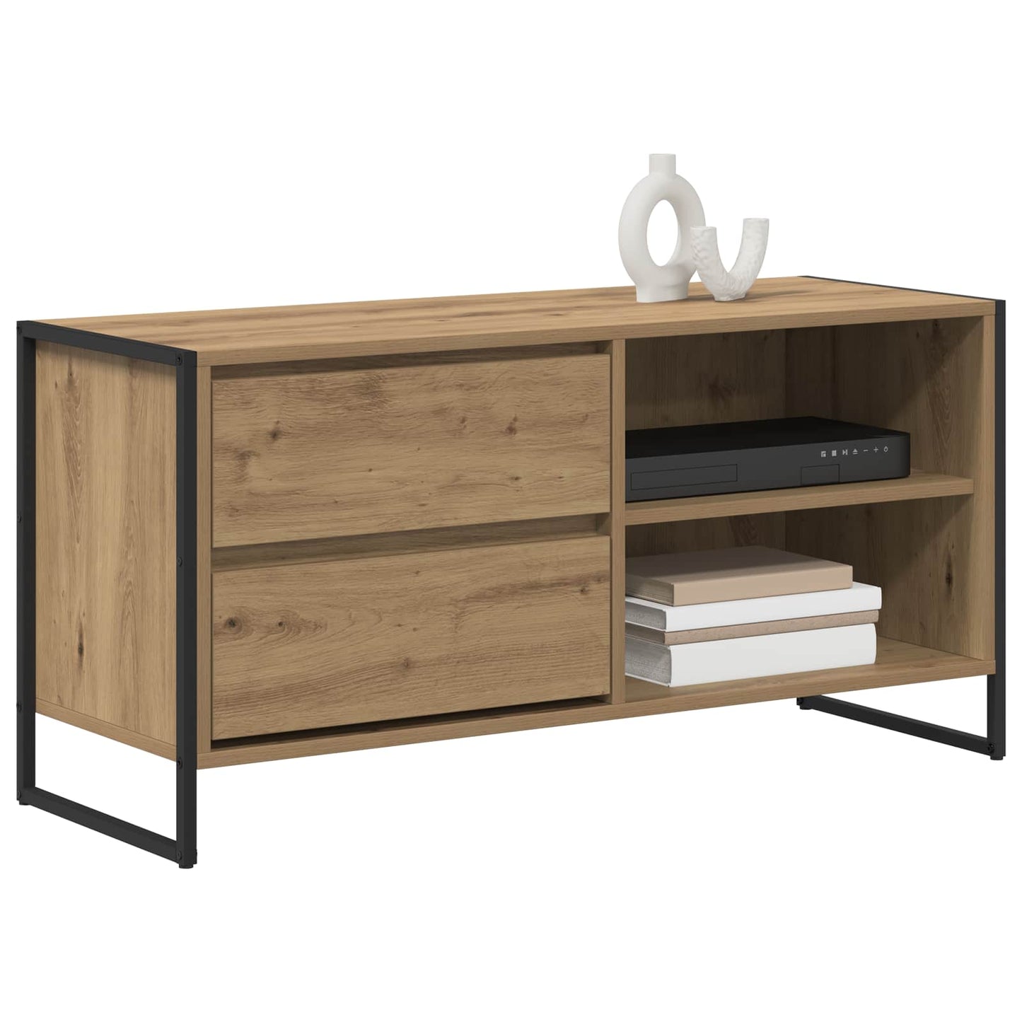 Mobile TV con cassetto Rovere Artigianale 100 x 36 x 49,5 cm