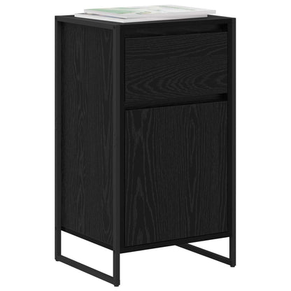 Credenza Rovere Nero 81 x 36 x 150.5 cm Legno multistrato