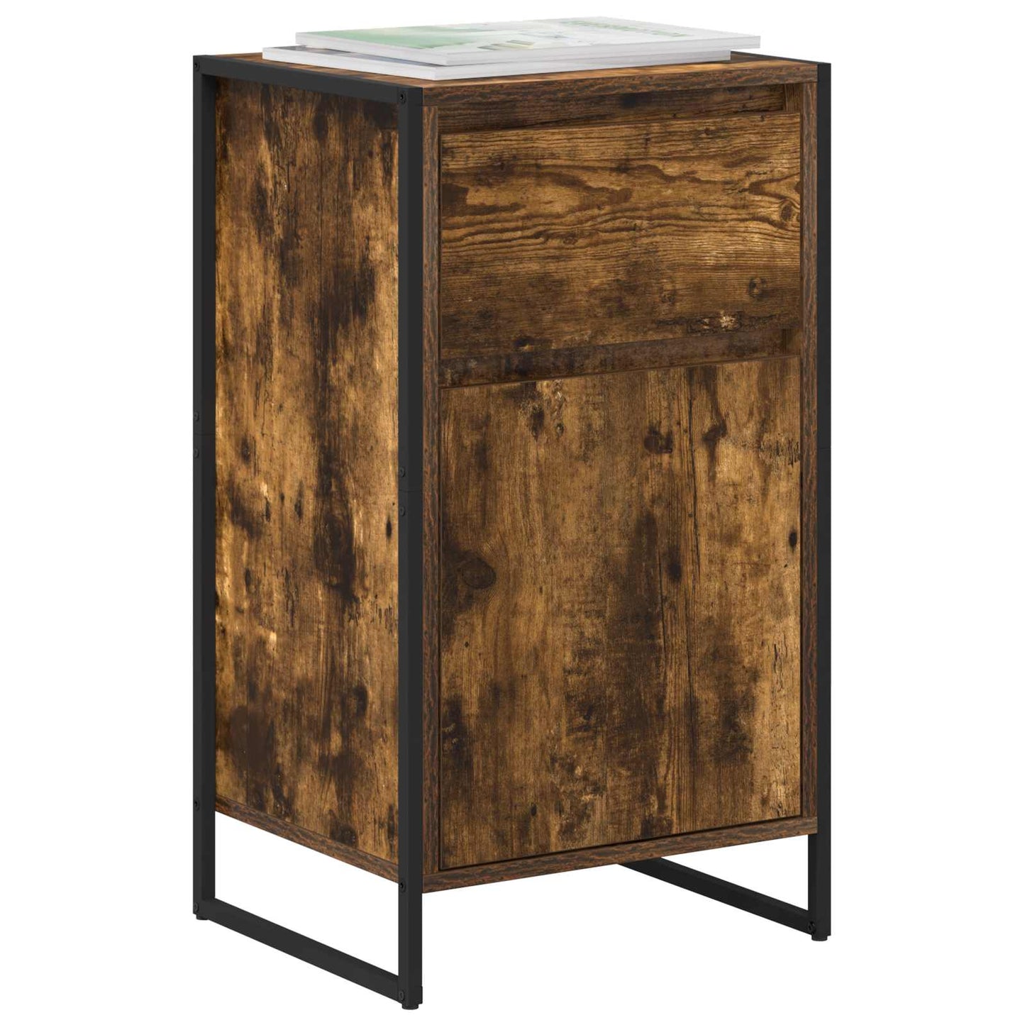 Credenza Quercia Fumosa 81 x 36 x 150.5 cm Legno multistrato