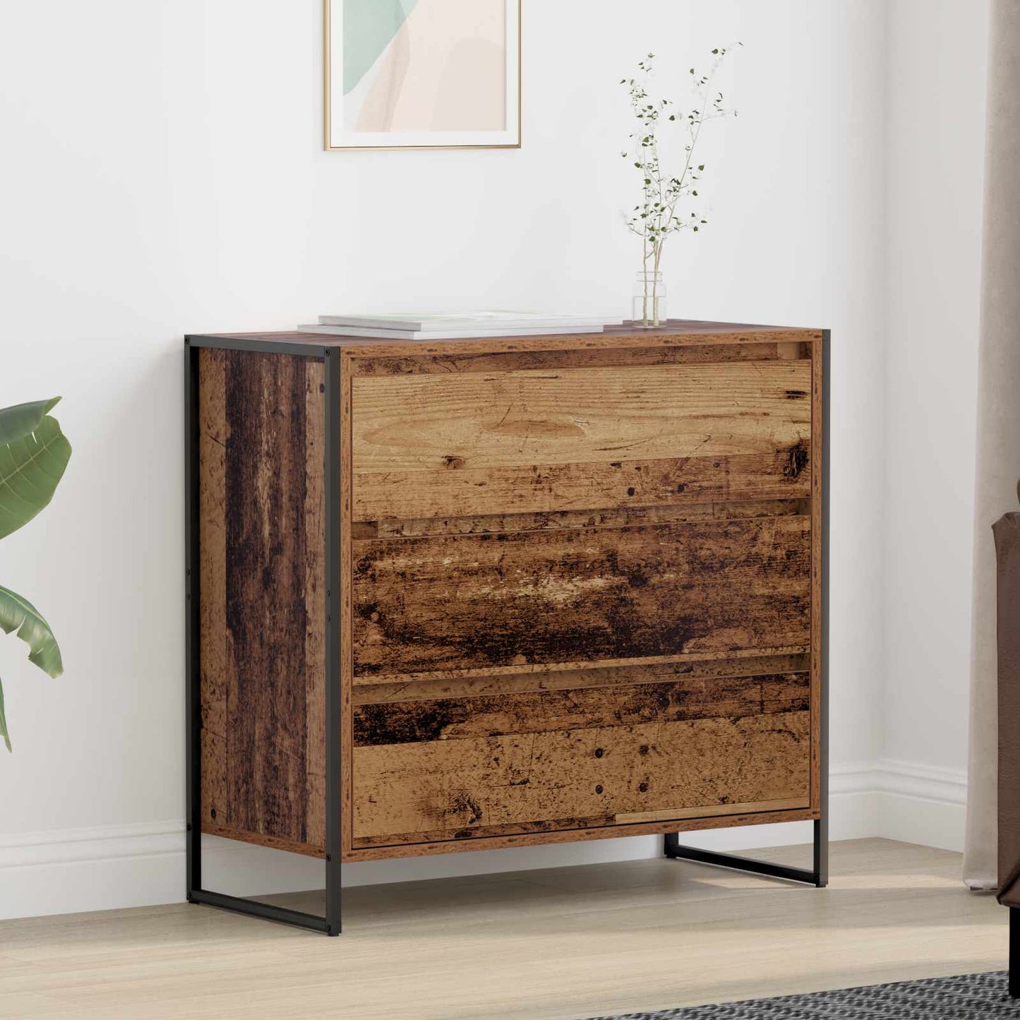 Credenza Legno vecchio 79 x 36 x 75.5 cm Legno multistrato