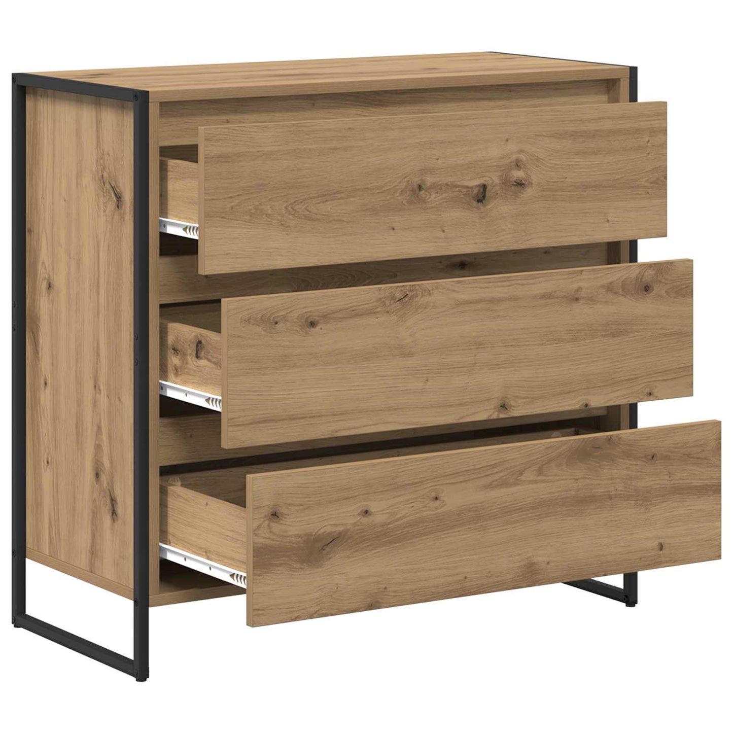 Credenza Rovere Artigianale 79 x 36 x 75.5 cm Legno multistrato