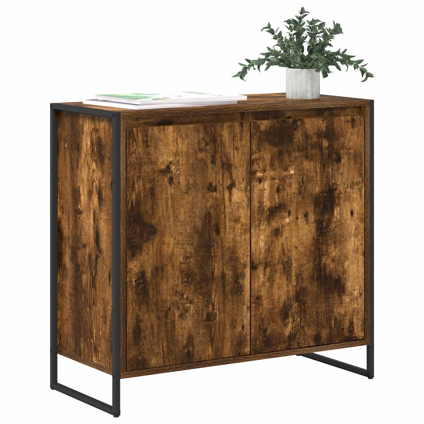Mobile laterale Quercia Fumosa 79 x 36 x 75 cm