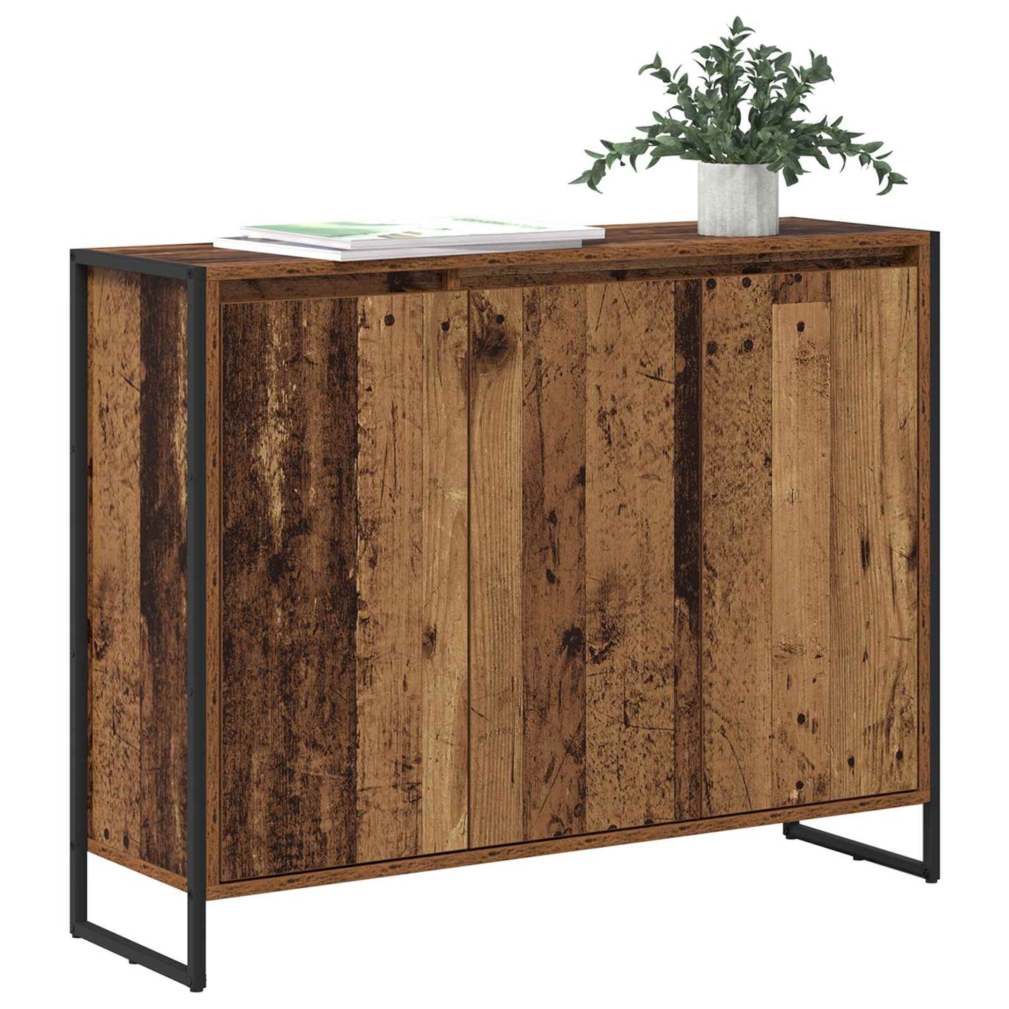 Mobile laterale Legno vecchio 96,5 x 30 x 75 cm