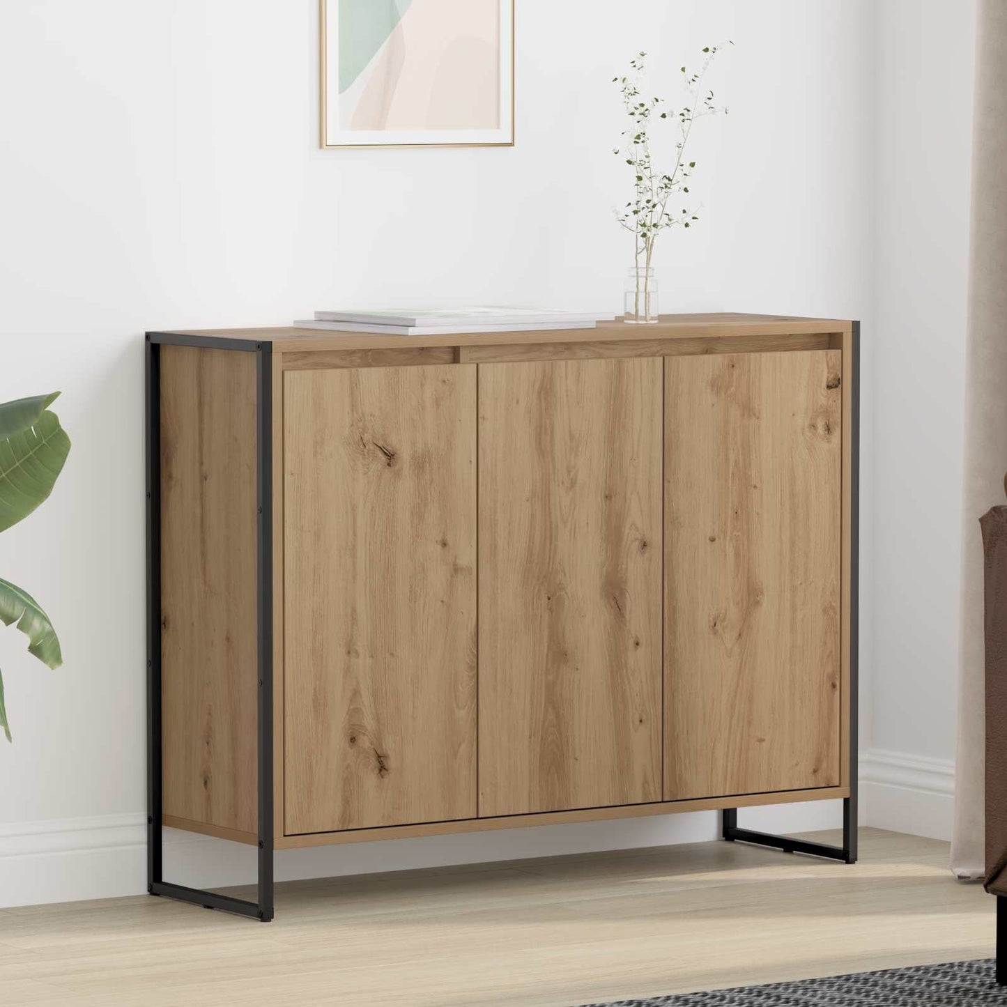 Mobile laterale Rovere Artigianale 96,5 x 30 x 75 cm