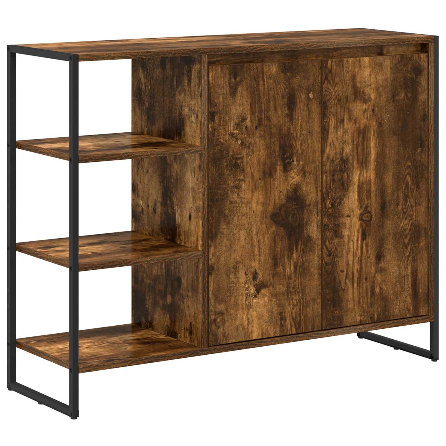 Mobile laterale Quercia Fumosa 96,5 x 30 x 75 cm