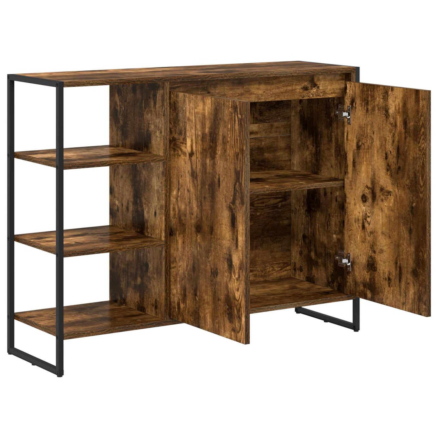 Mobile laterale Quercia Fumosa 96,5 x 30 x 75 cm