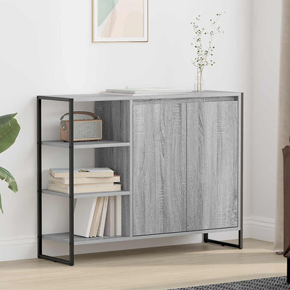 Mobile laterale Grigio Sonoma 96,5 x 30 x 75 cm