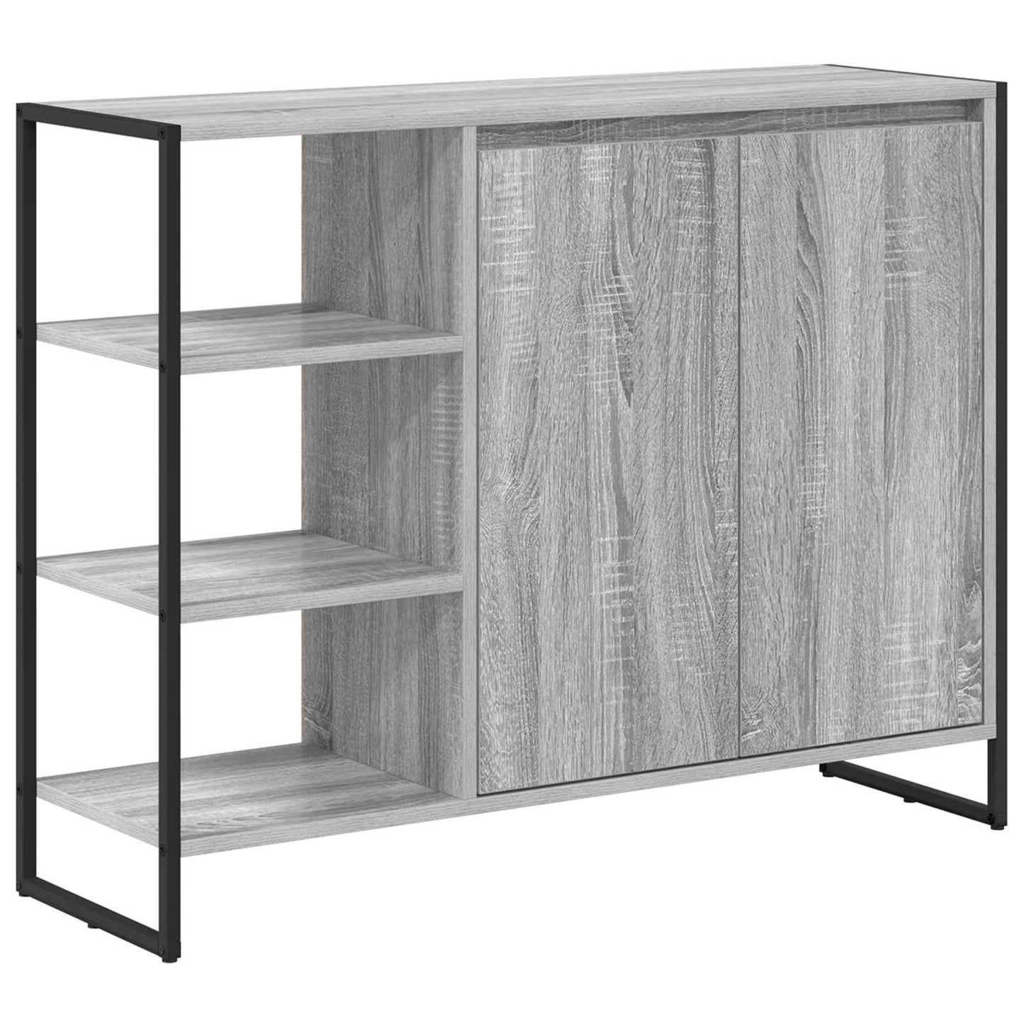Mobile laterale Grigio Sonoma 96,5 x 30 x 75 cm