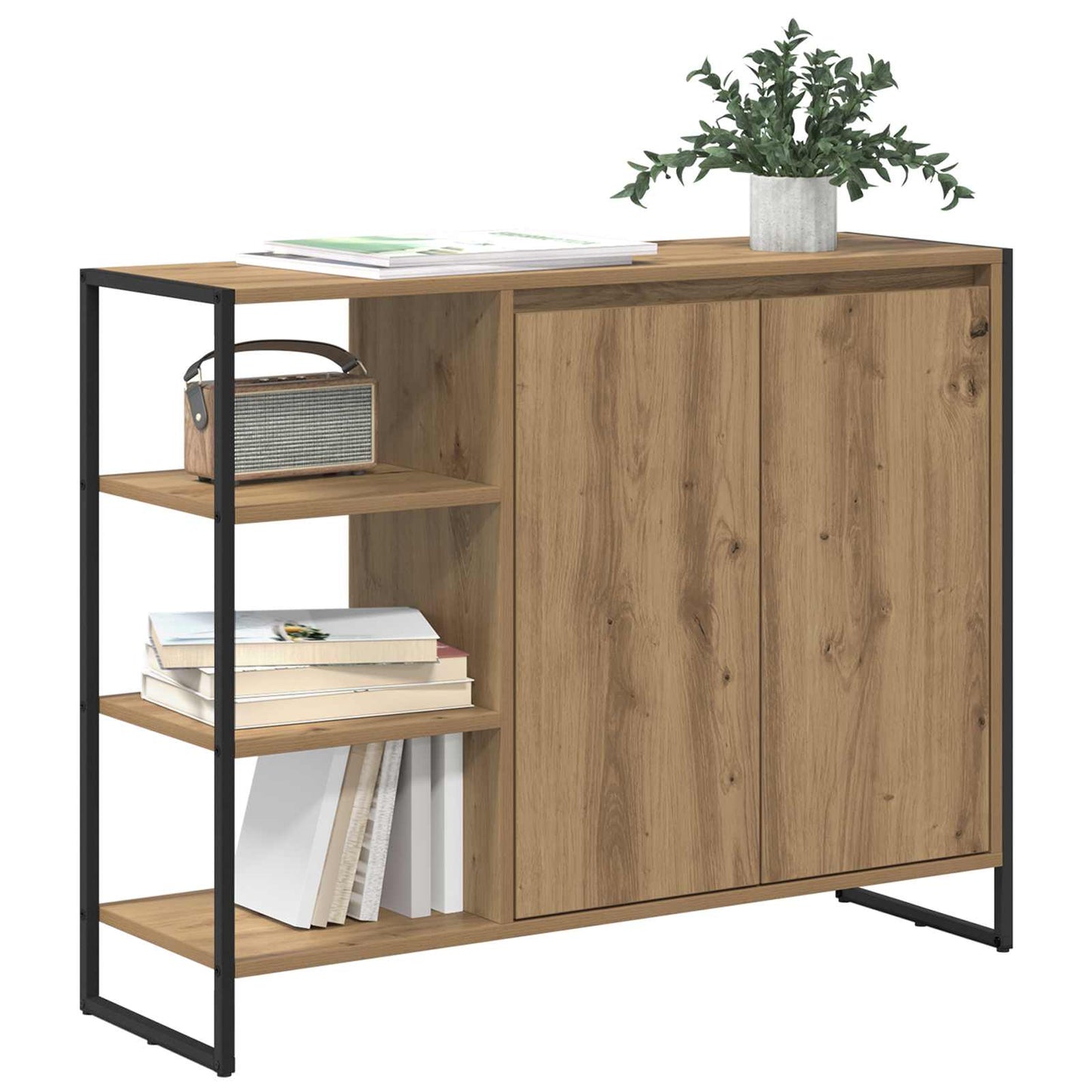 Mobile laterale Rovere Artigianale 96.5 x 30 x 75 cm
