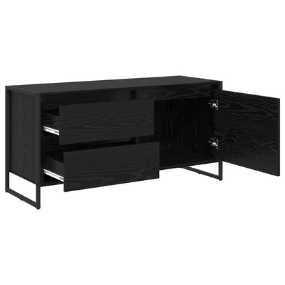 Mobile TV Rovere Nero 100 x 36 x 49,5 cm Legno multistrato