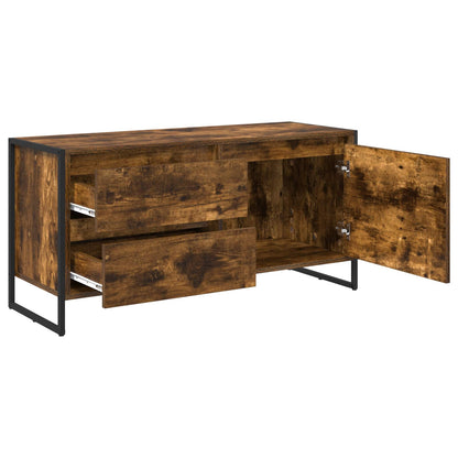 Mobile TV Quercia Fumosa 100 x 36 x 49,5 cm Legno multistrato