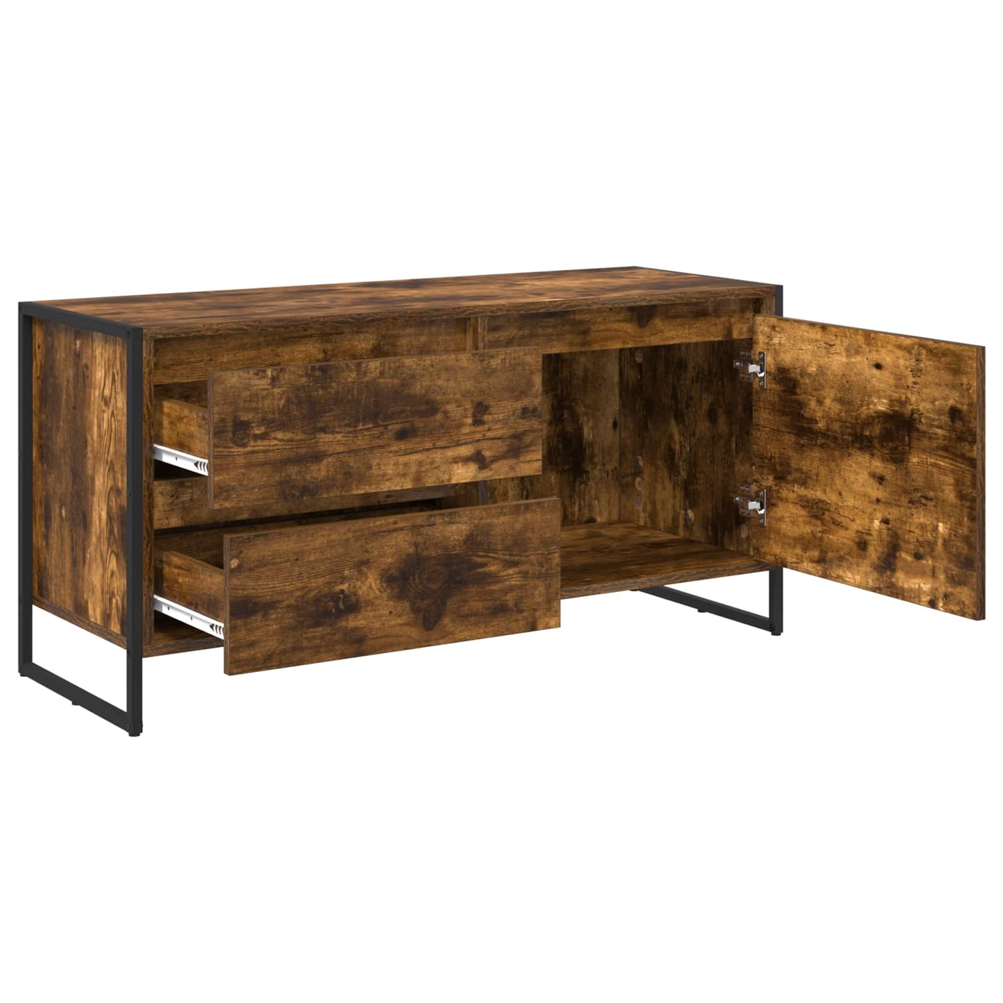 Mobile TV Quercia Fumosa 100 x 36 x 49,5 cm Legno multistrato