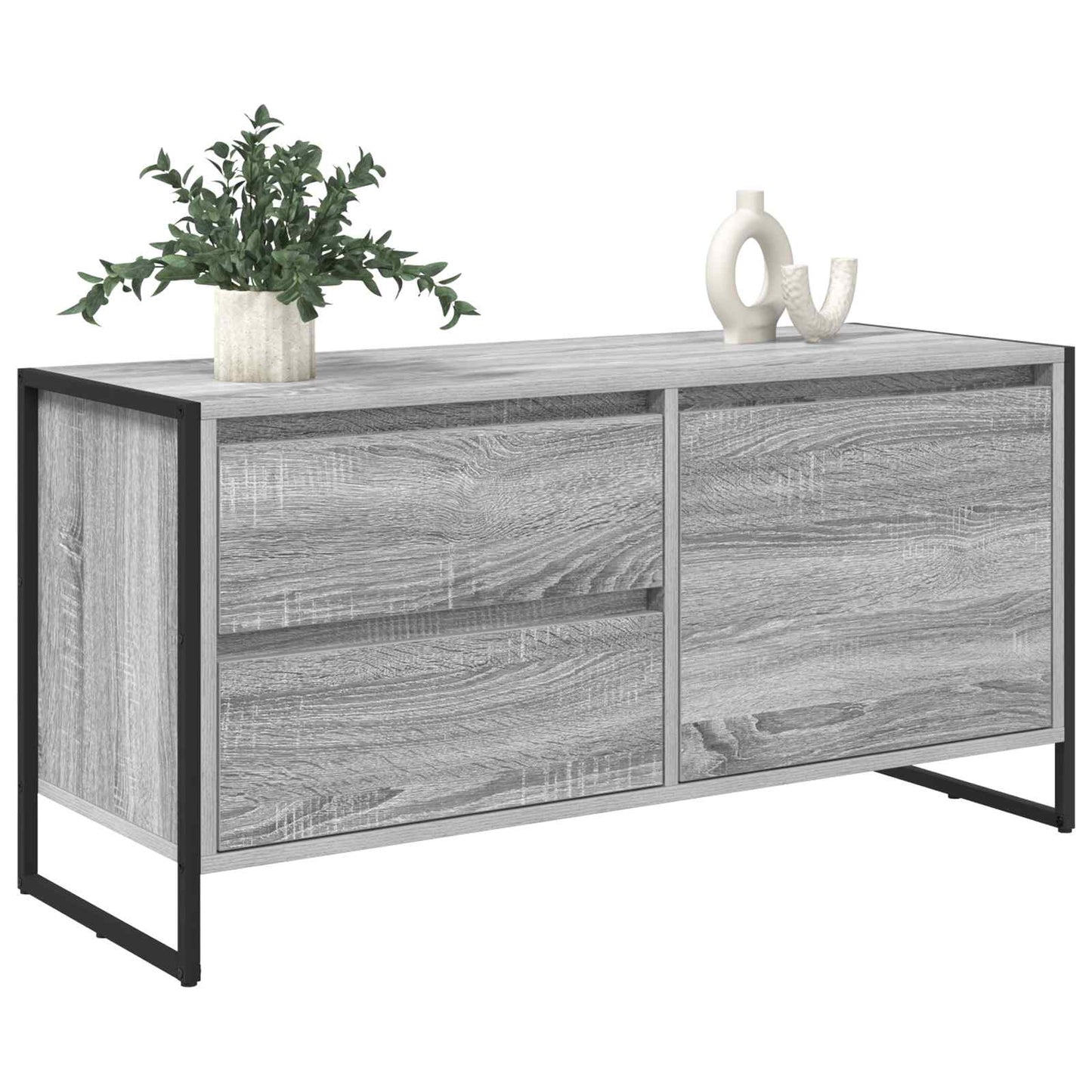 Mobile TV Grigio Sonoma 100 x 36 x 49,5 cm Legno multistrato