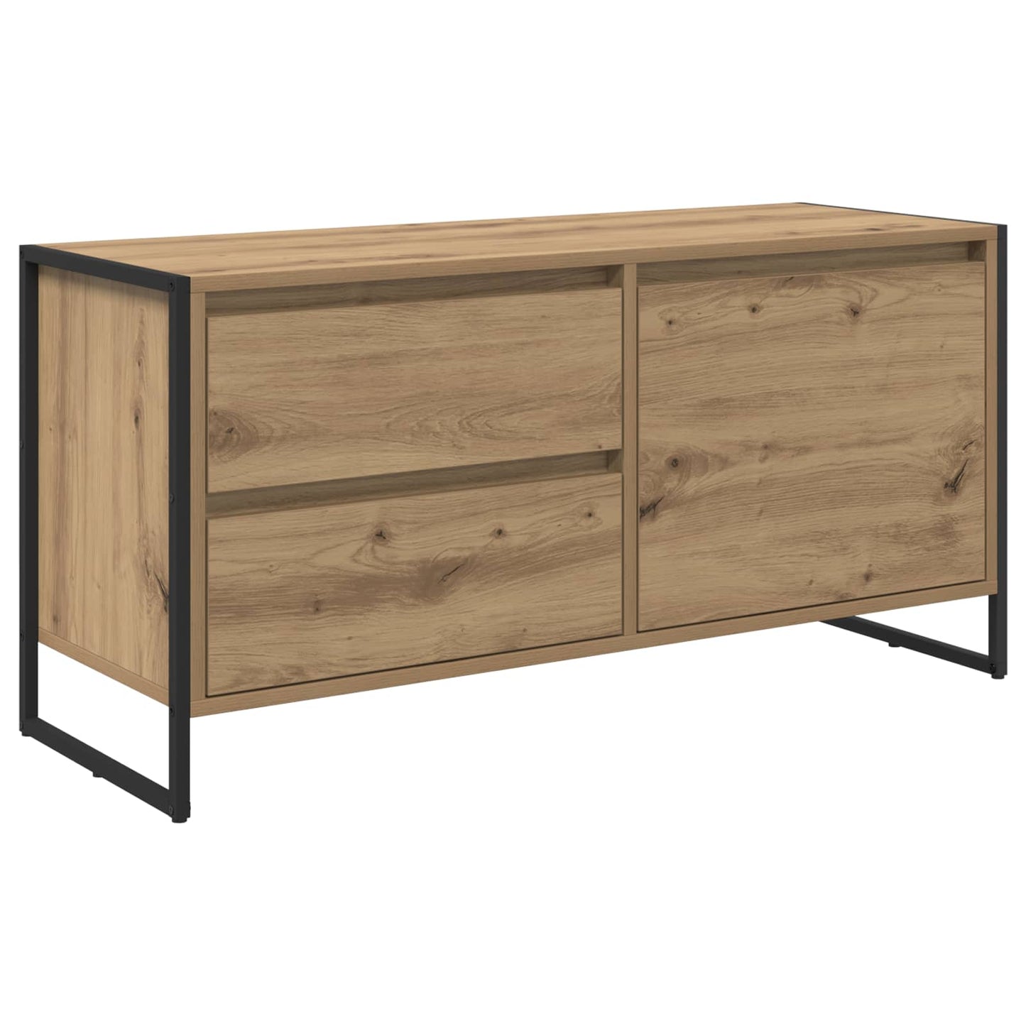 Mobile TV con cassetto Rovere Artigianale 100 x 36 x 49,5 cm