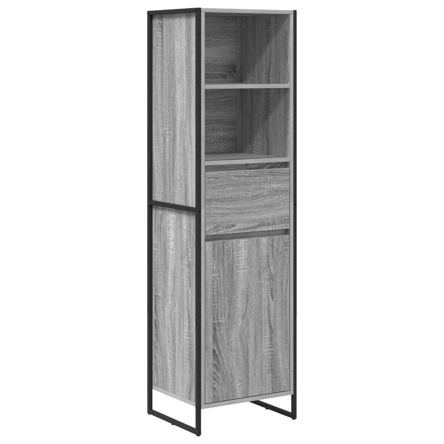 Armadio per Libri con cassetto Grigio Sonoma 43 x 36 x 150.5 cm