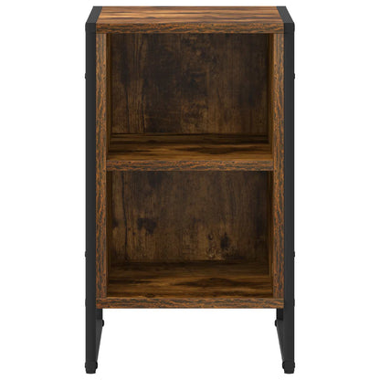 Comodino Rovere FumÃ¨ 39.5 x 30 x 50 cm Legno multistrato