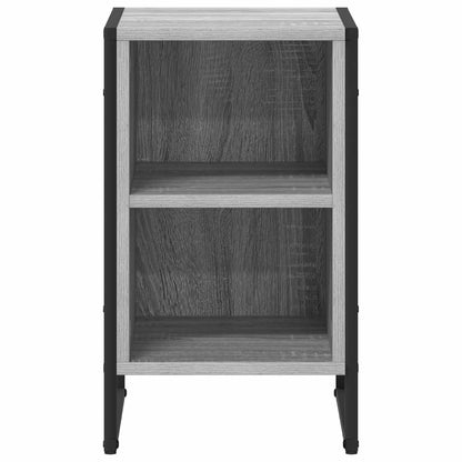 Comodino Grigio Sonoma 39.5 x 30 x 50 cm Legno multistrato