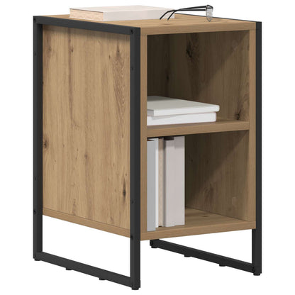 Comodino Rovere Artigianale 39.5 x 30 x 50 cm Legno multistrato