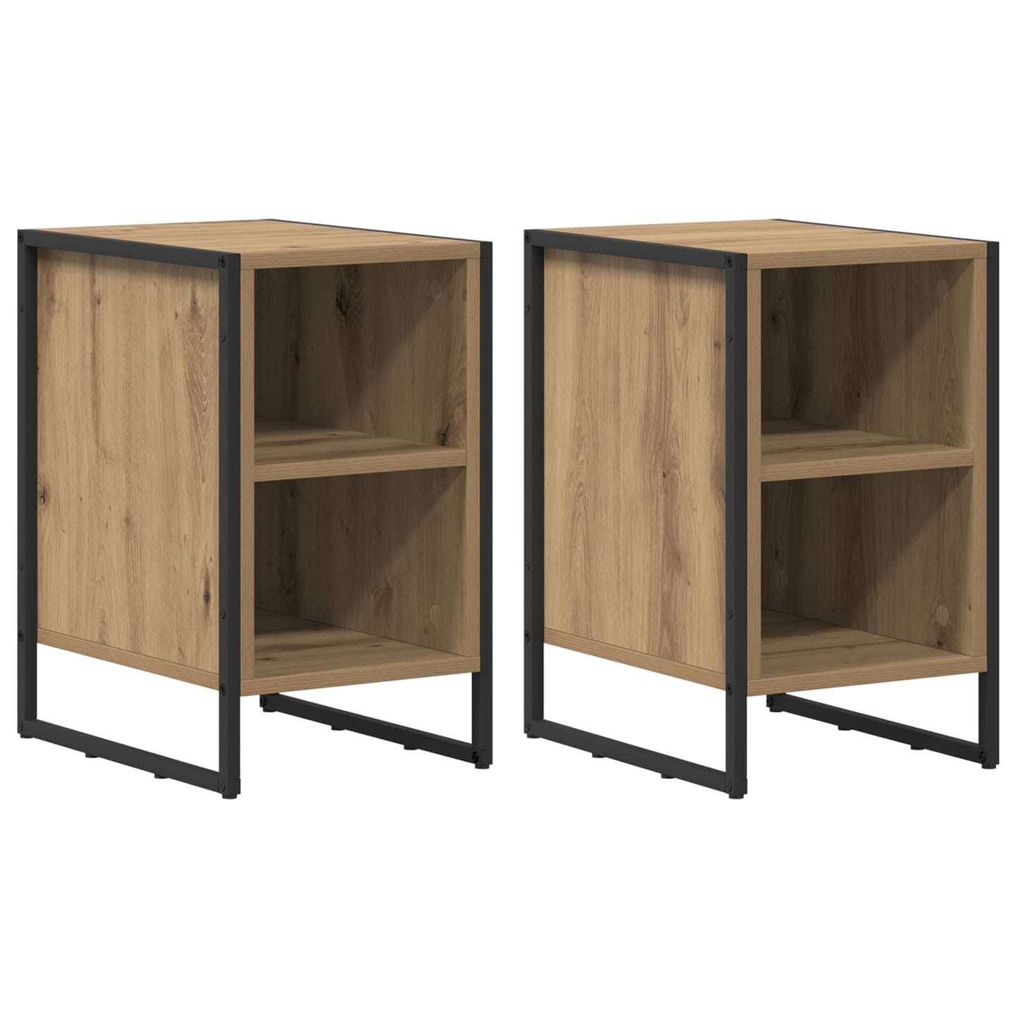 Comodino 2 pcs Rovere Artigianale 39.5 x 30 x 50 cm