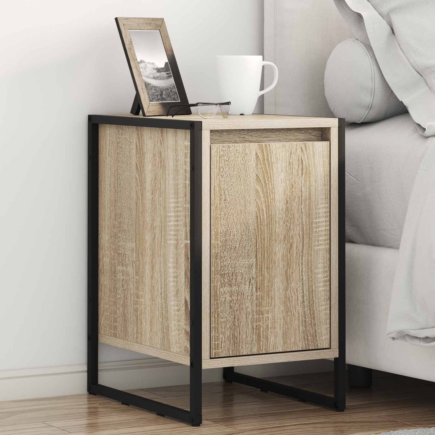 Comodino Sonoma 39,5 x 30 x 50 cm Legno multistrato