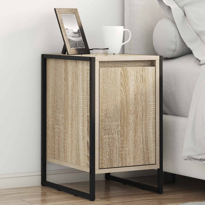 Comodino 2 pcs Sonoma 39.5 x 30 x 50 cm Legno multistrato