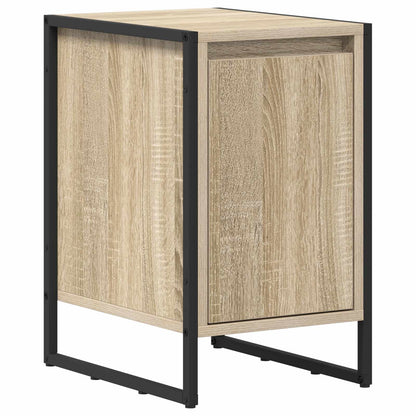 Comodino 2 pcs Sonoma 39.5 x 30 x 50 cm Legno multistrato