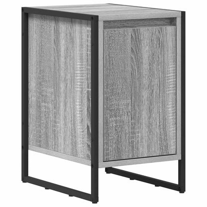 Comodino Grigio Sonoma 39.5 x 30 x 50 cm Legno multistrato