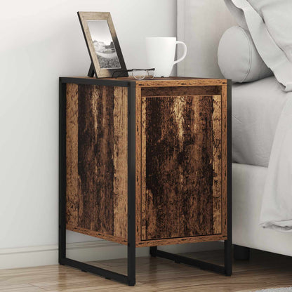 Comodino 2 pcs Legno vecchio 39.5 x 30 x 50 cm