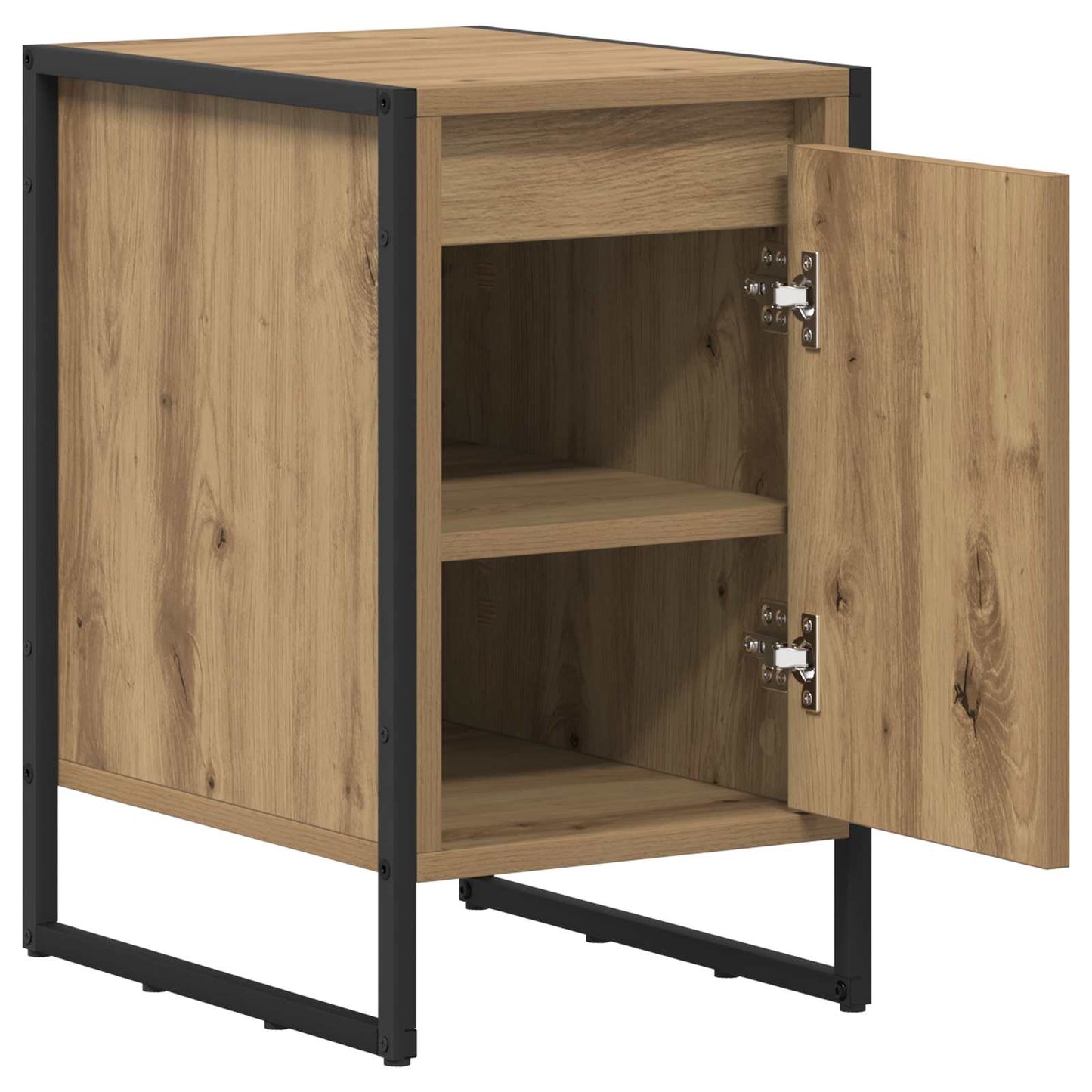 Comodino Rovere Artigianale 39,5 x 30 x 50 cm Legno multistrato