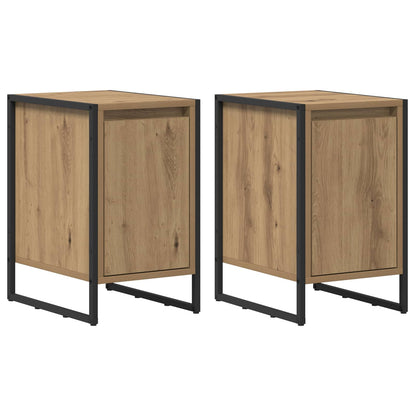 Comodino 2 pcs Rovere Artigianale 39.5 x 30 x 50 cm