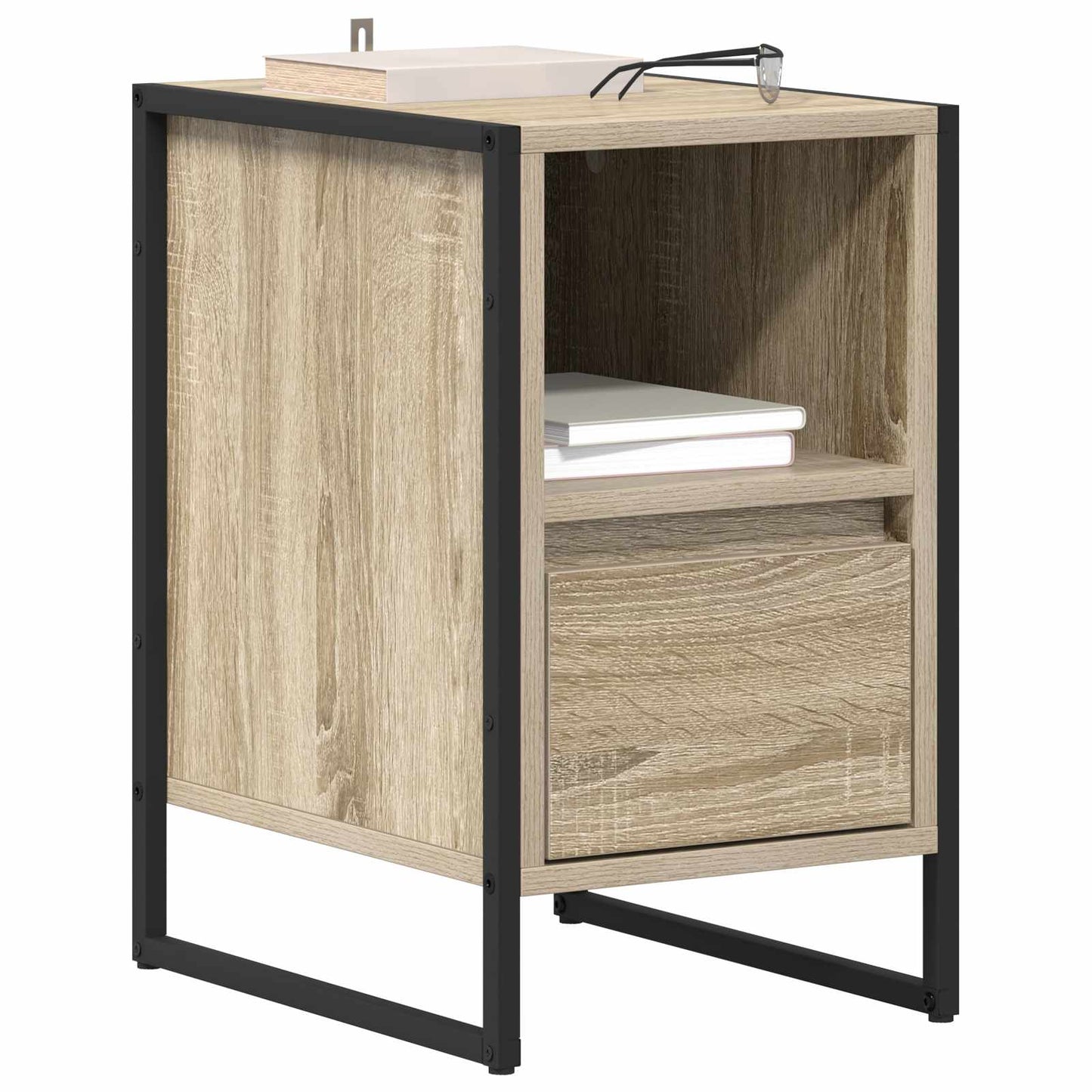 Comodino Sonoma 39.5 x 30 x 50 cm Legno multistrato