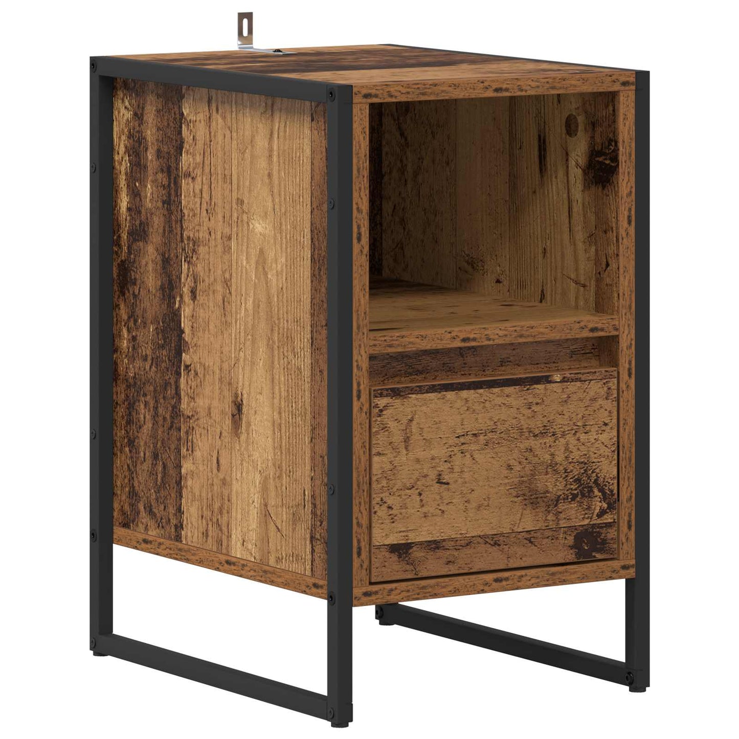 Comodino Legno vecchio 39.5 x 30 x 50 cm Legno multistrato