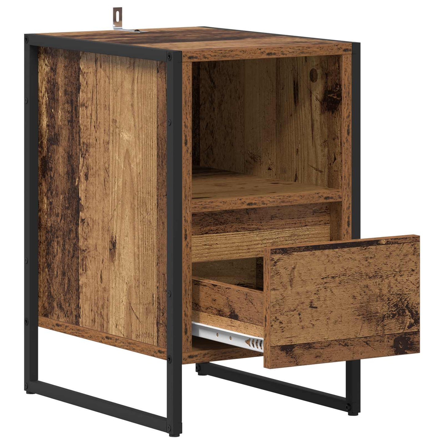 Comodino Legno vecchio 39.5 x 30 x 50 cm Legno multistrato