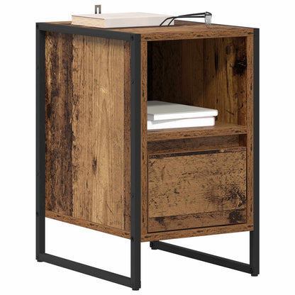 Comodino Legno vecchio 39,5 x 30 x 50 cm Legno multistrato
