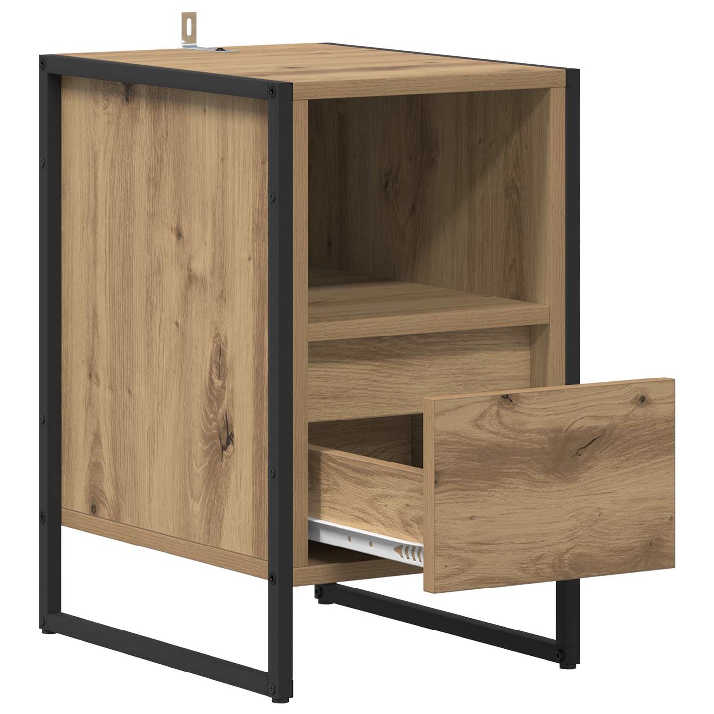 Comodino Rovere Artigianale 39,5 x 30 x 50 cm Legno multistrato