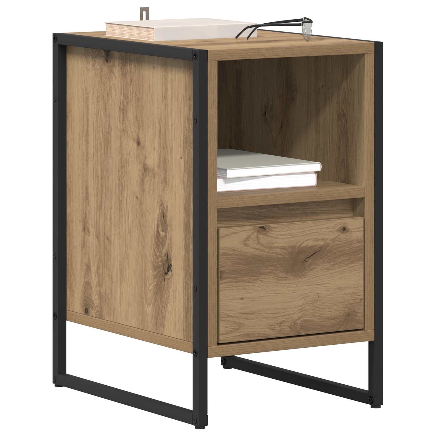 Comodino 2 pcs Rovere Artigianale 39,5 x 30 x 50 cm