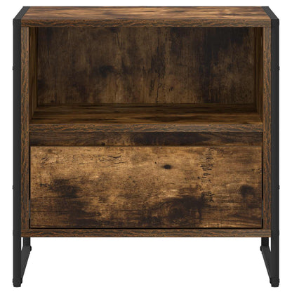 Comodino Quercia Fumosa 50 x 39,5 x 50 cm Legno multistrato