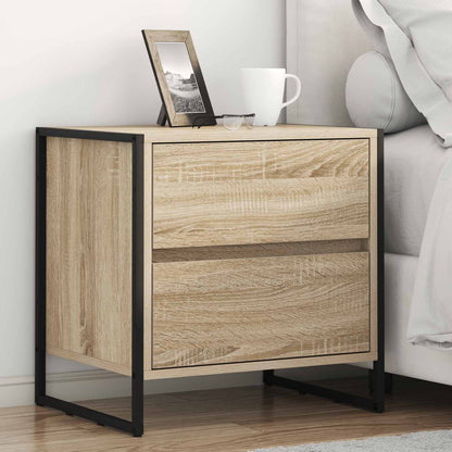 Comodino Sonoma 50 x 39,5 x 50 cm Legno multistrato