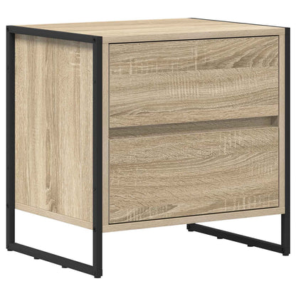 Comodino 2 pcs Sonoma 50 x 39,5 x 50 cm Legno multistrato