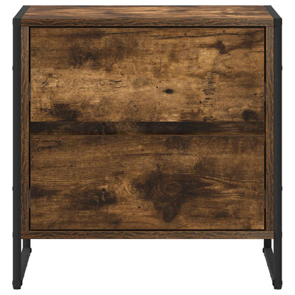 Comodino Quercia Fumosa 50 x 39.5 x 50 cm Legno multistrato