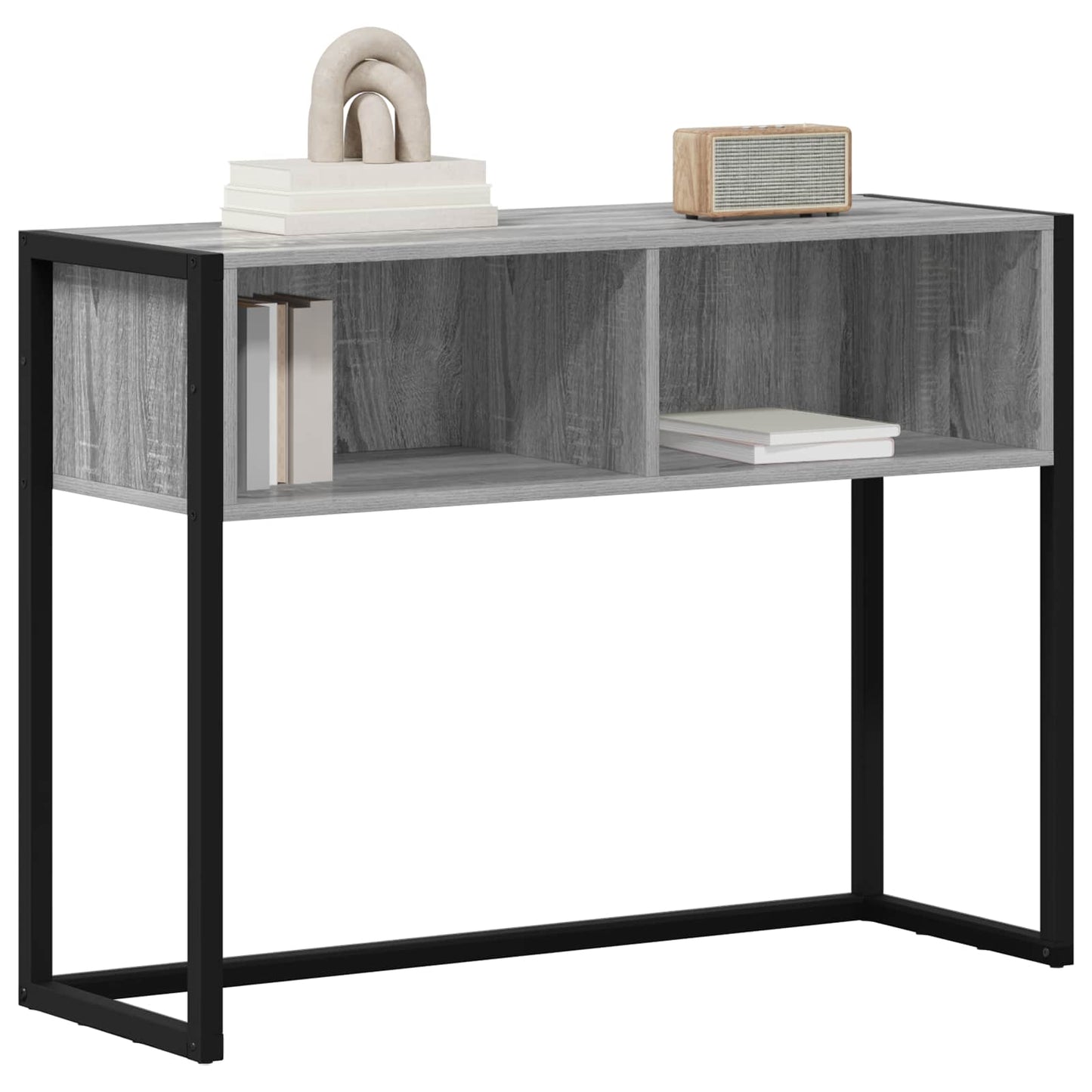 Tavolino Grigio Sonoma 100 x 36 x 75 cm Legno multistrato