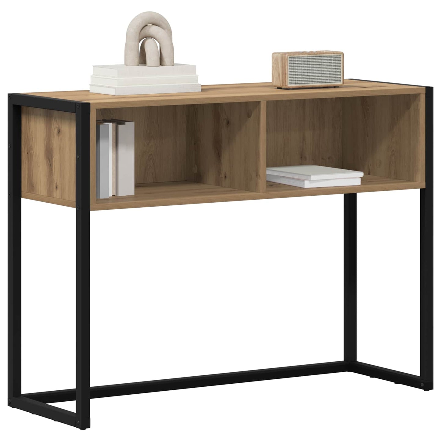 Tavolino Rovere Artigianale 100 x 36 x 75 cm Legno multistrato