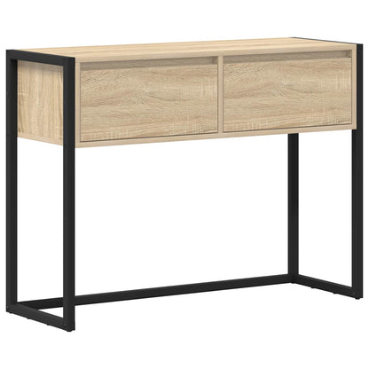 Tavolino con cassetto Sonoma 100 x 36 x 75 cm Legno multistrato
