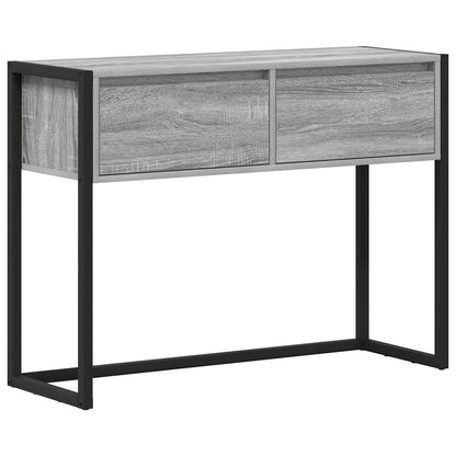 Tavolino Grigio Sonoma 100 x 36 x 75 cm Legno multistrato