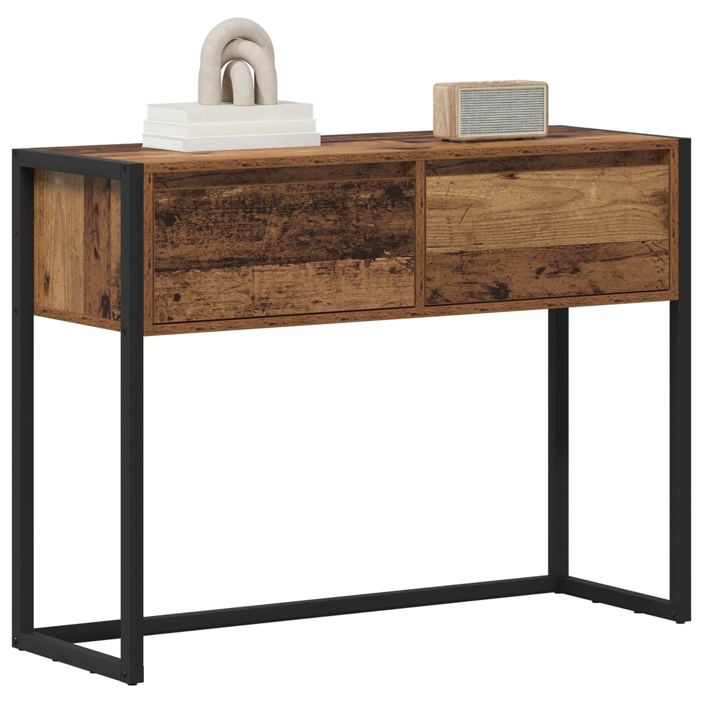Tavolino Legno vecchio 100 x 36 x 75 cm Legno multistrato